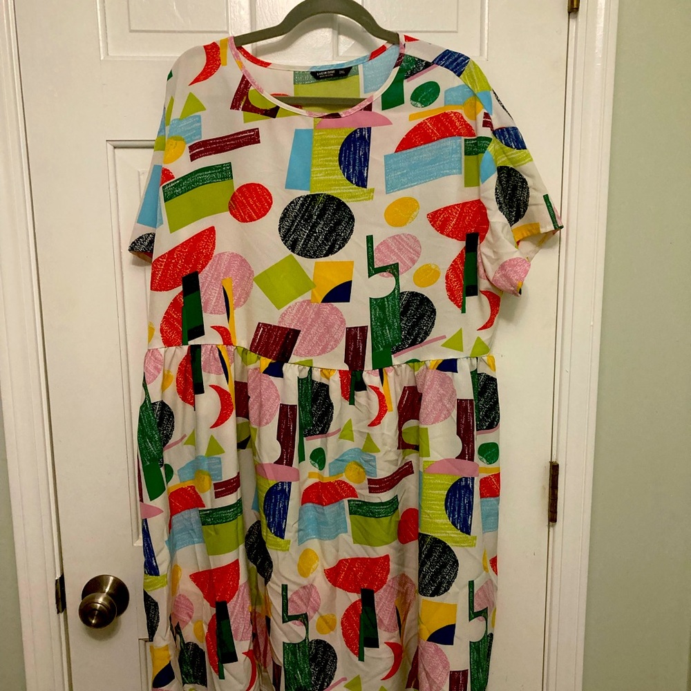 ✨ NEVER WORN Shein Smock Oversized Dress